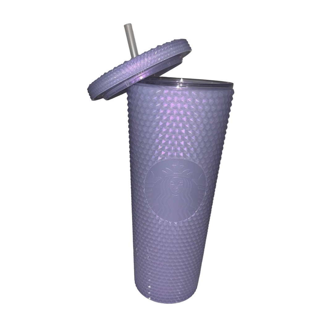 Starbucks Tumbler Unisex 24oz Icy Lilac‎ 2021 Holiday Studded Bling Venti NeW